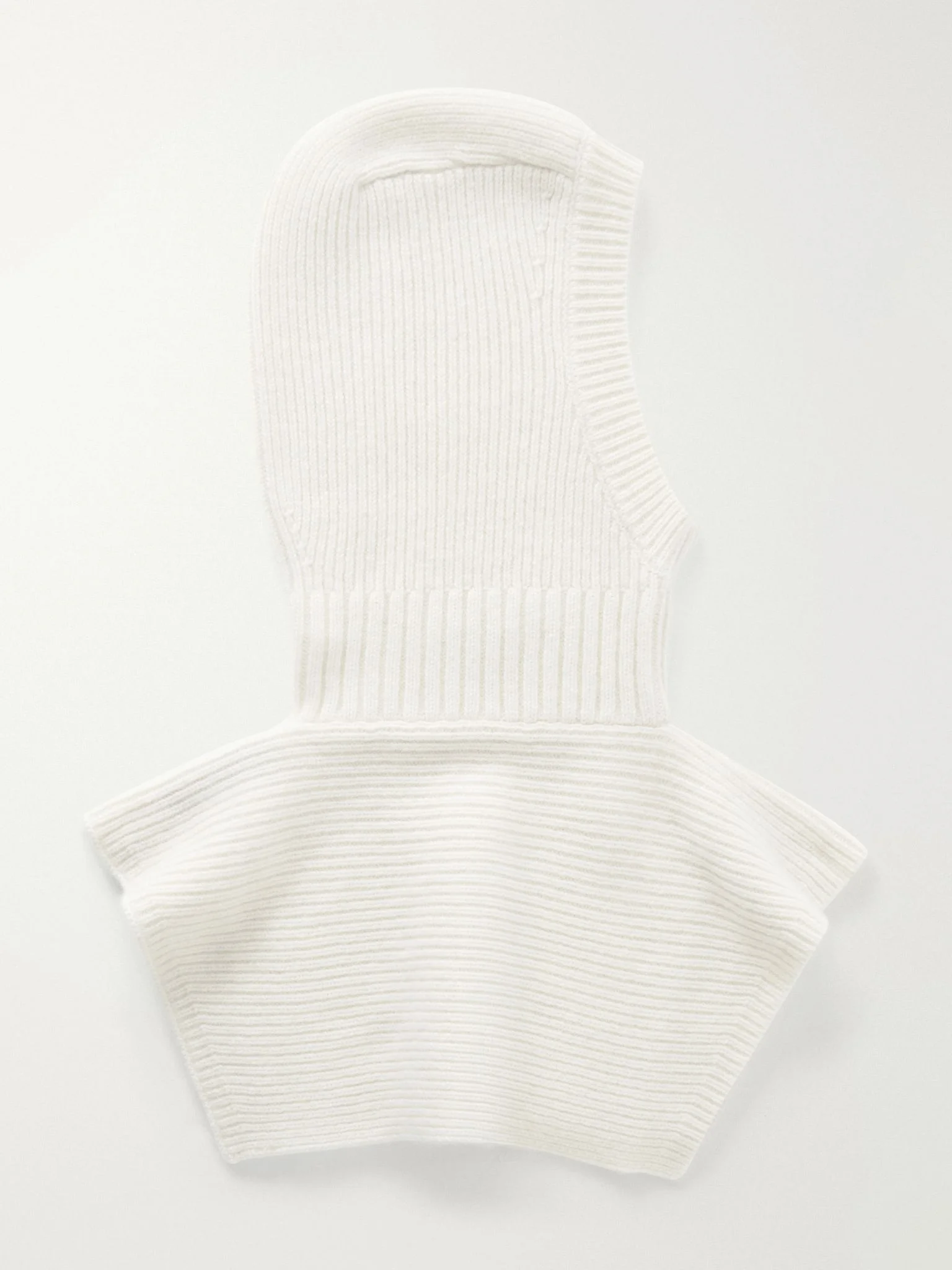 August ribbed cashmere snood Ivory - 1