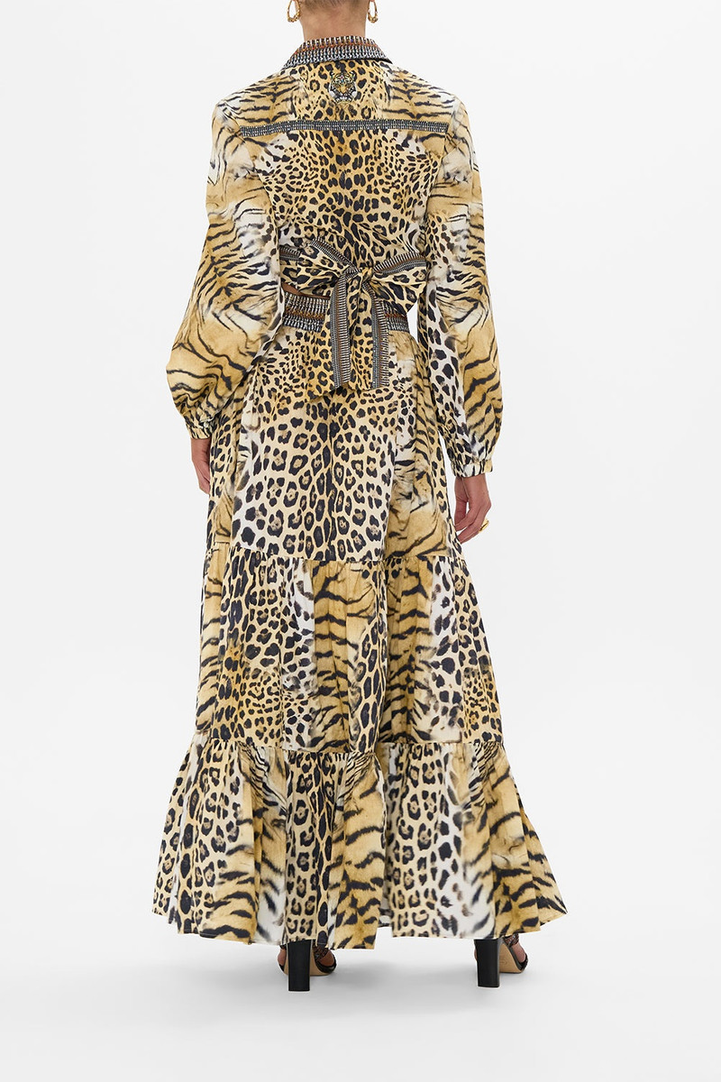 HIGH WAISTED TIERED SKIRT 3