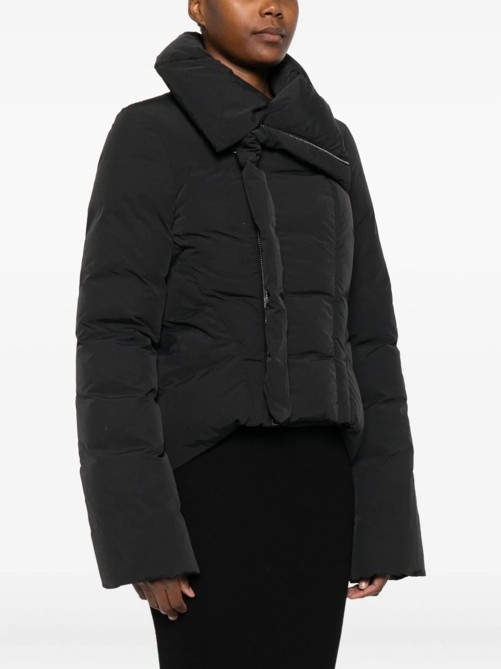 Rick Owens Women Asymmetric Down Jacket - 1