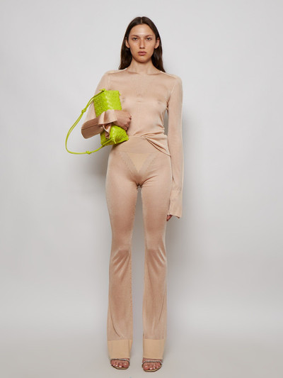Jean Paul Gaultier X Lotta Volkova Sheer Knit Top Nude outlook