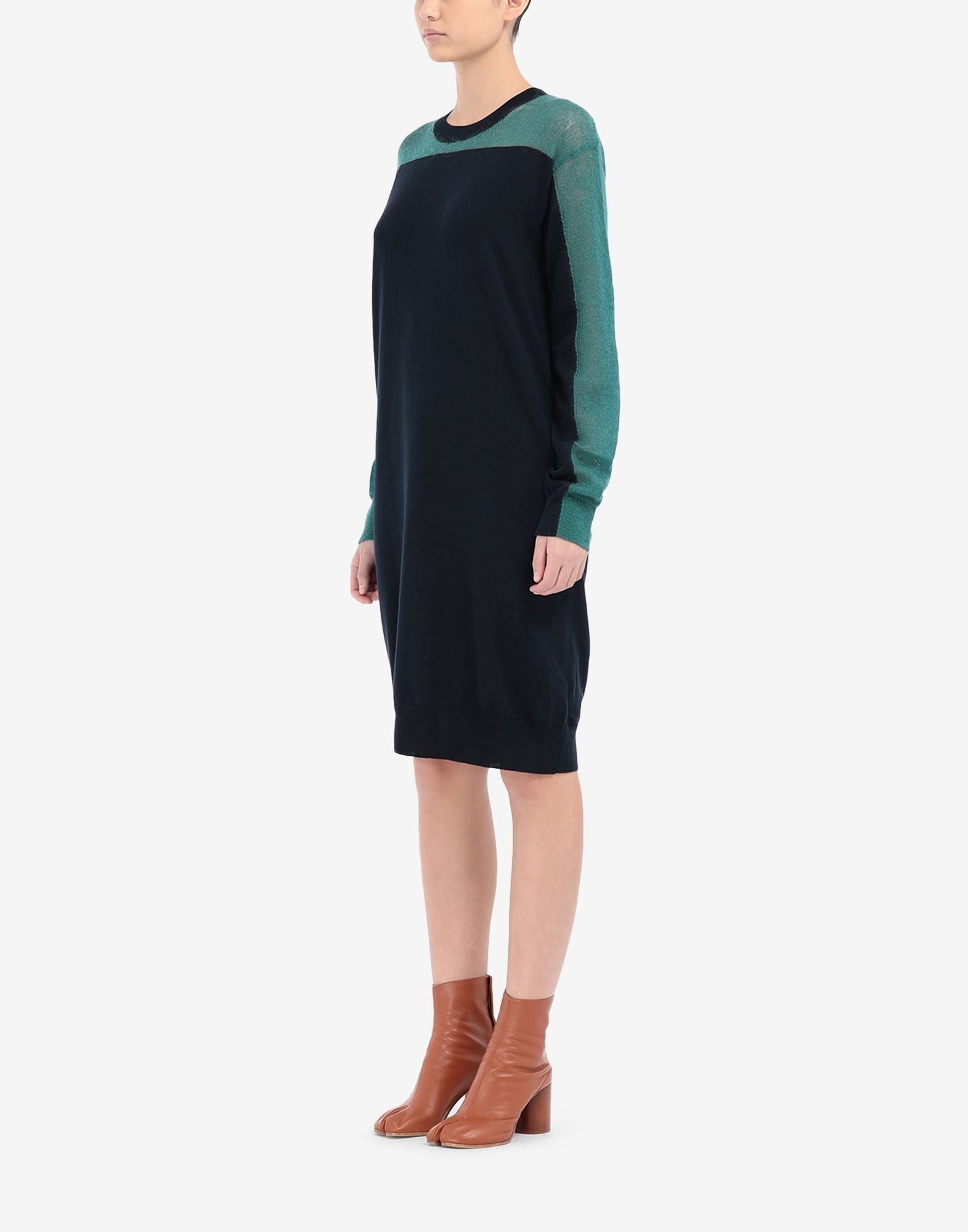 Spliced knit dress - 5