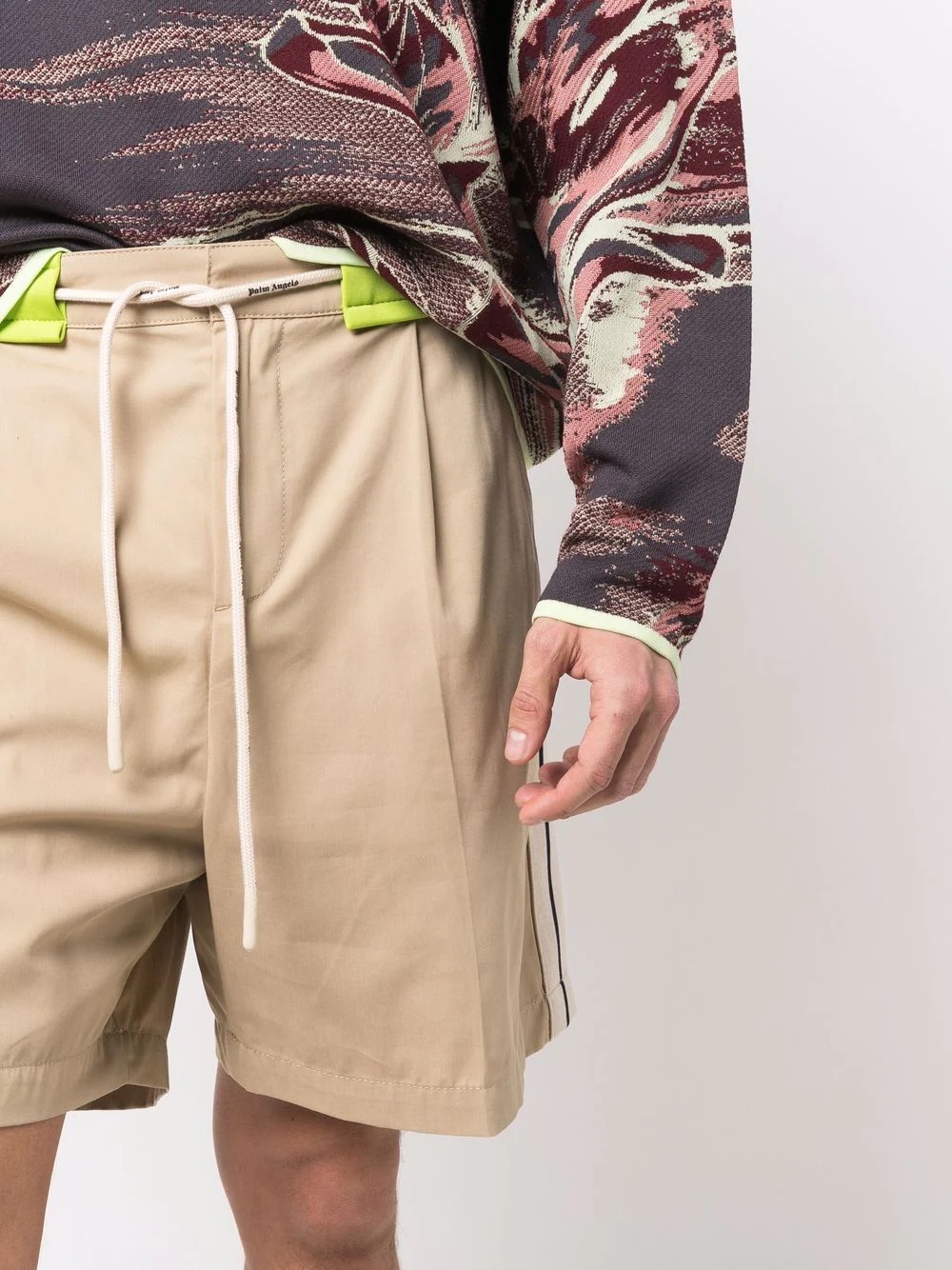 drawstring tailored shorts - 5
