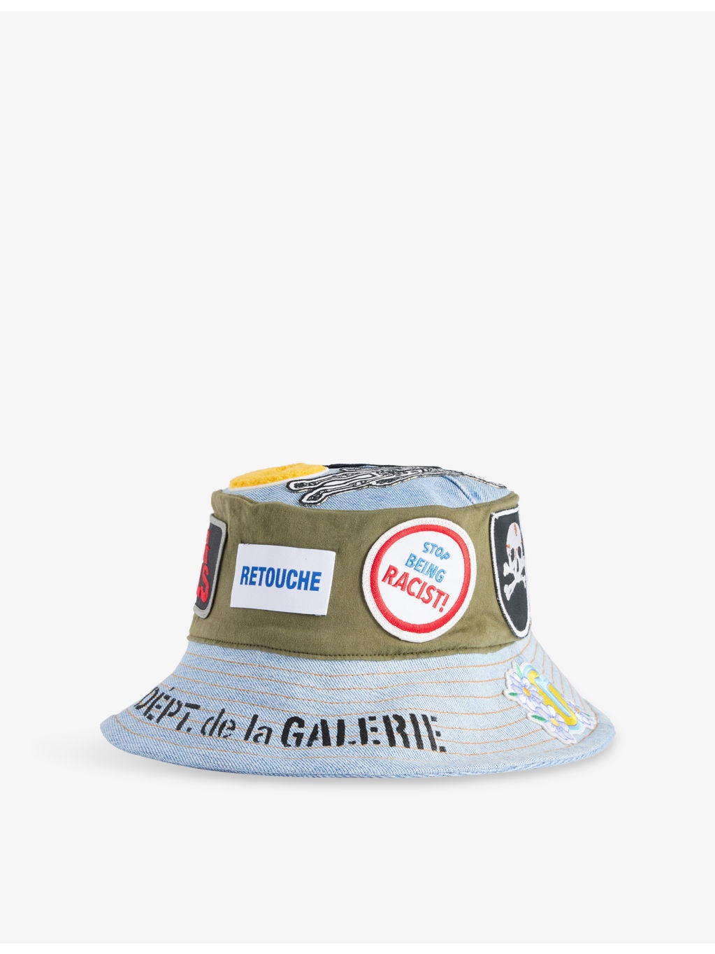 Galerie Patchwork Denim Bucket Hat - 1
