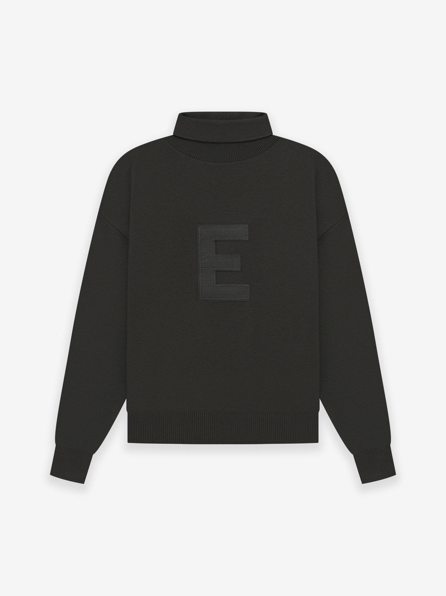 Womens Knit Turtleneck - 1