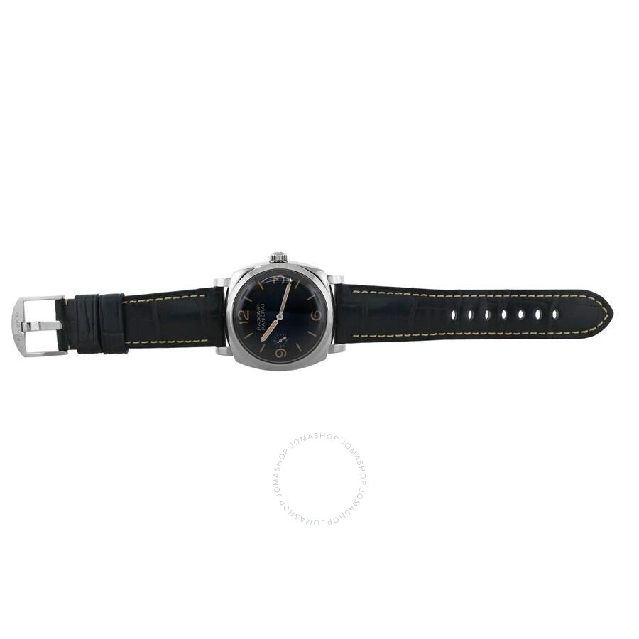 Pre-owned Panerai Radiomir 1940 3 Days Hand Wind Blue Dial Men's Watch PAM00932 - 5
