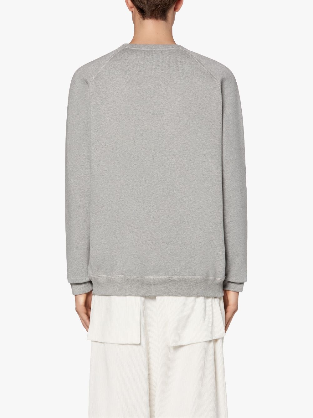 GREY X GREEN COTTON CREW NECK SWEATSHIRT | GJM-207 - 4