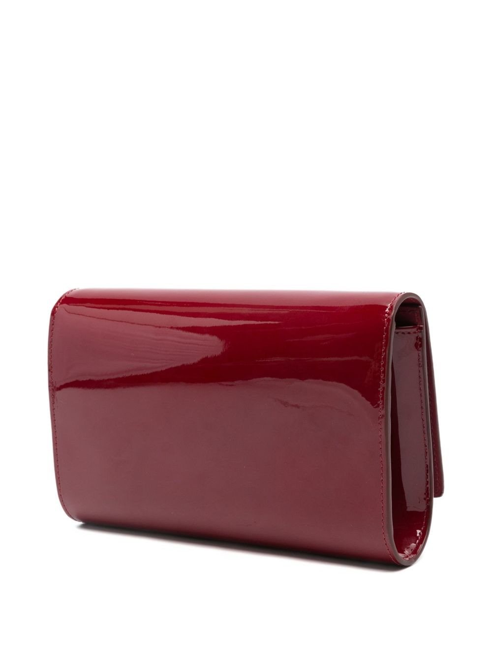 patent-leather clutch bag - 3