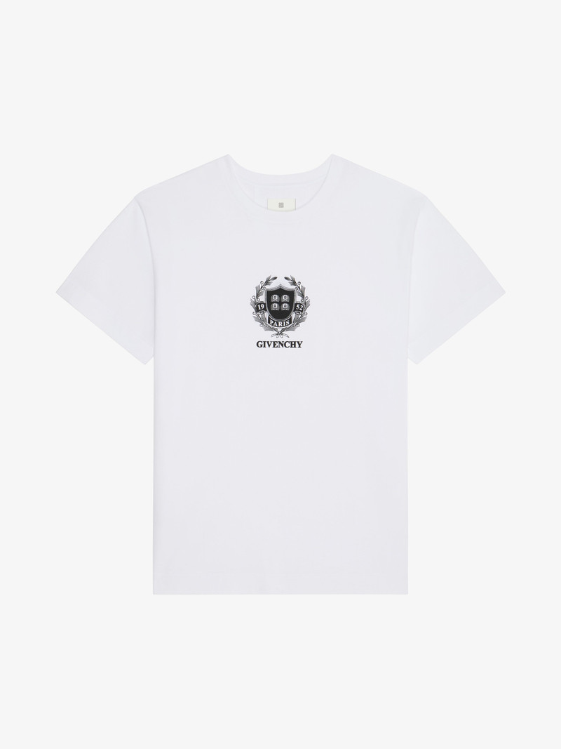 GIVENCHY CREST T-SHIRT IN COTTON 1