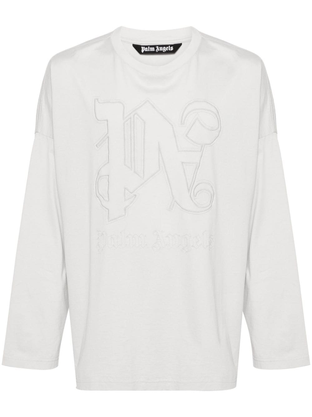 Monogram cotton T-shirt - 1