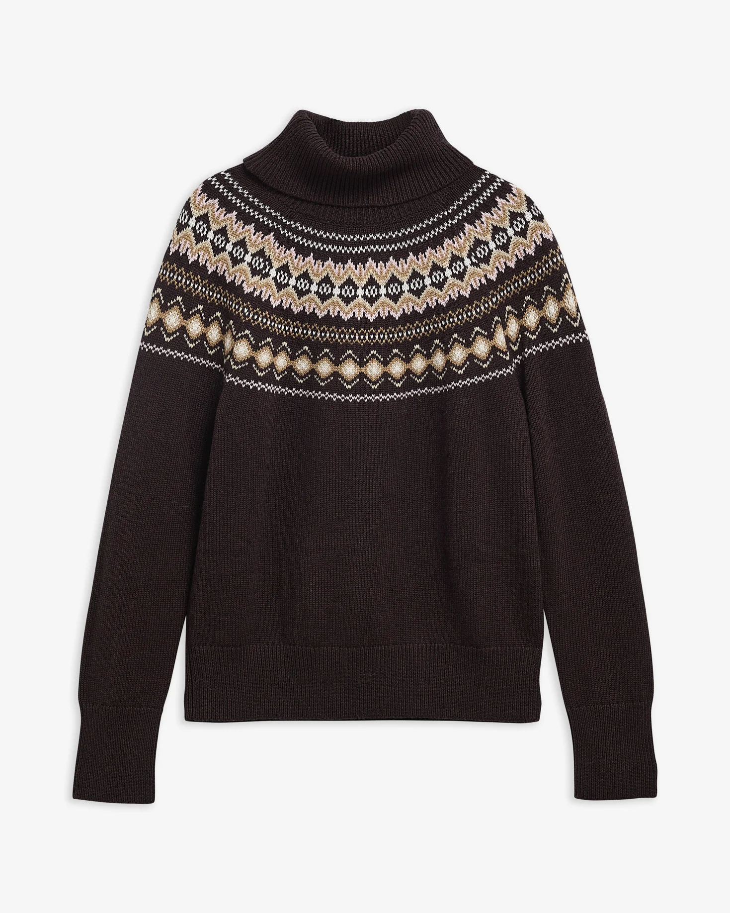 Darwen Fair Isle Rollneck Jumper - 1