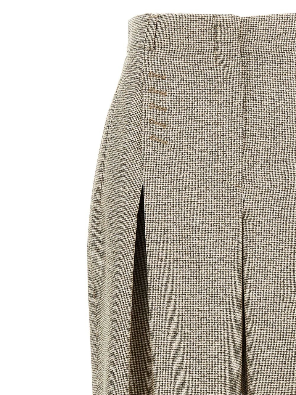 micro-check trousers - 3