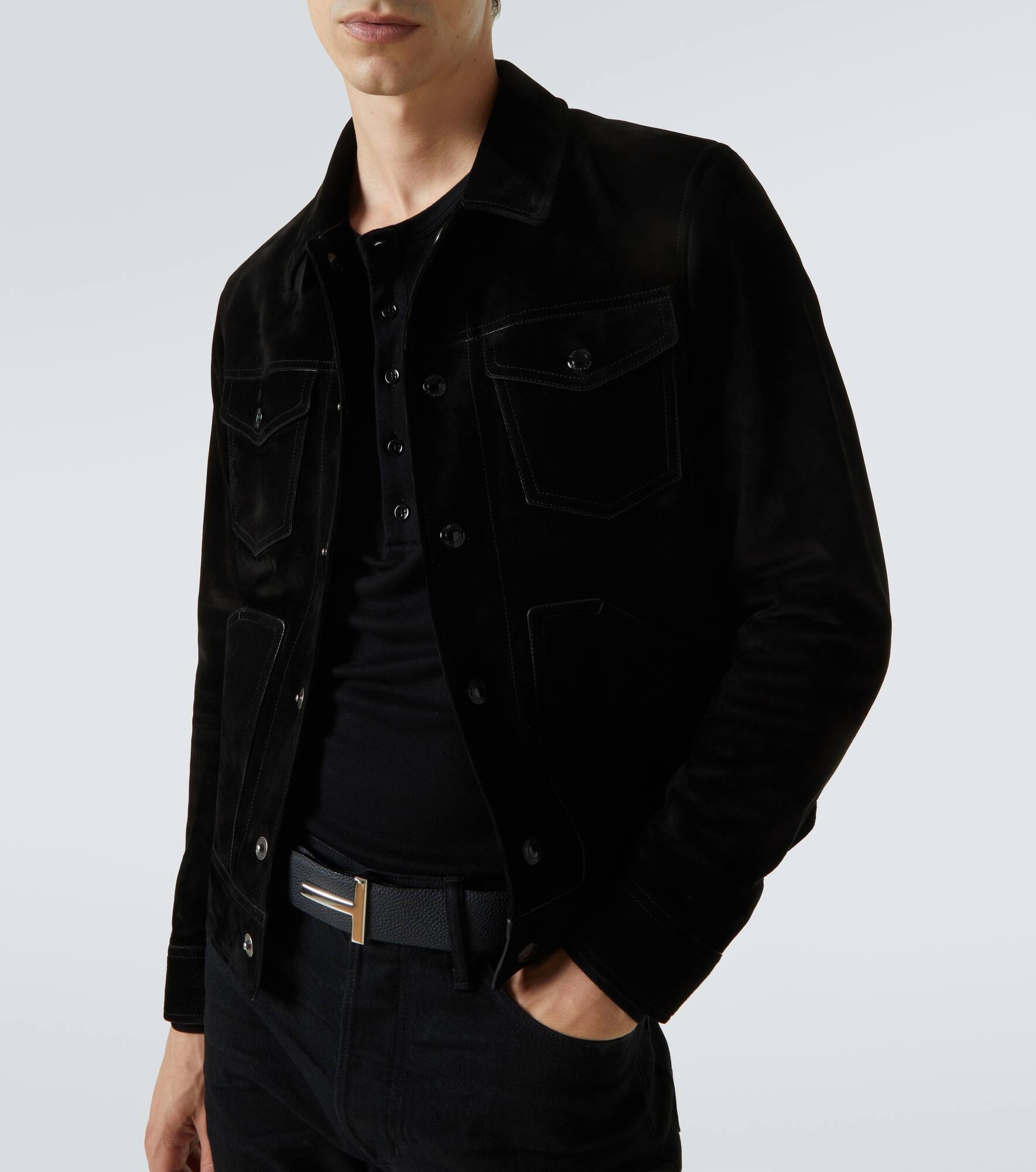 Suede field jacket - 5
