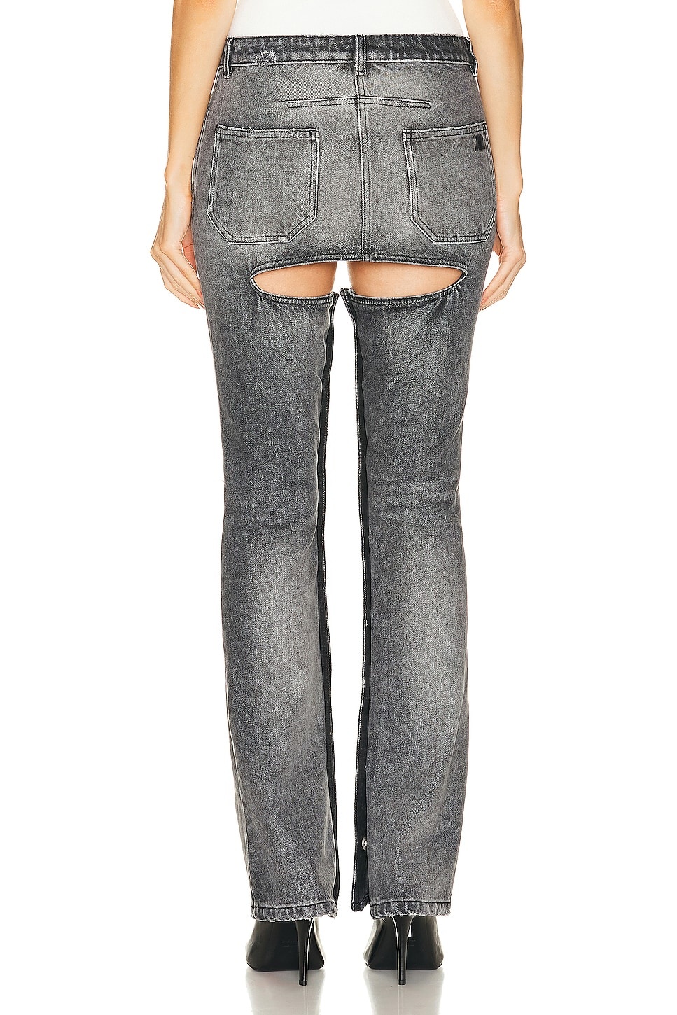 Chaps Black Denim Pant - 3
