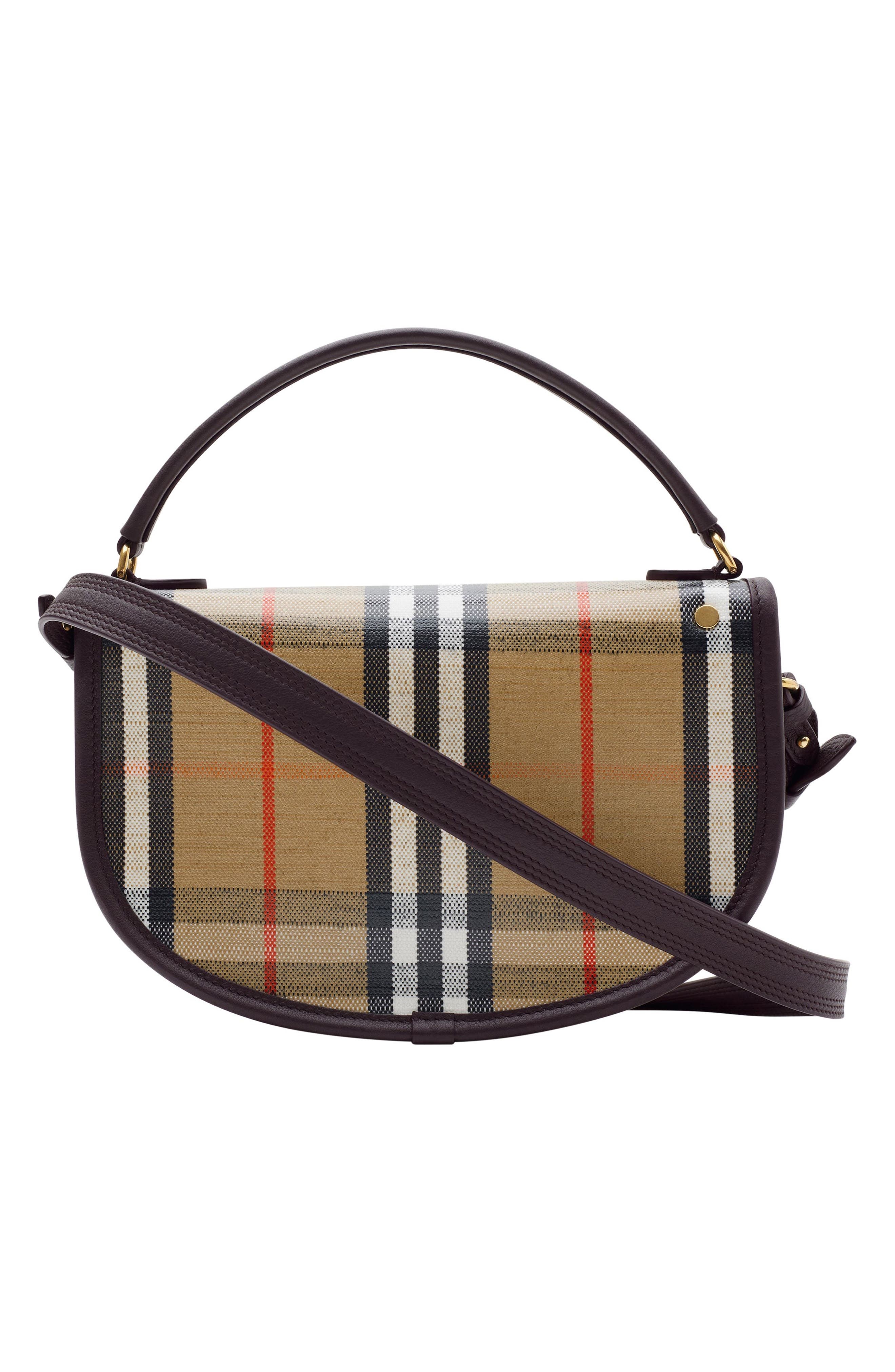 burberry Highlands Coated Canvas Top Handle Bag in Sand at Nordstrom - 3