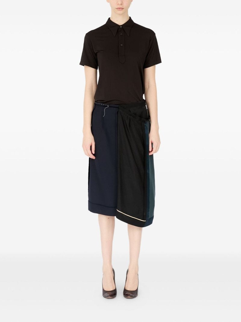 Maison Margiela asymmetric midi skirt outlook