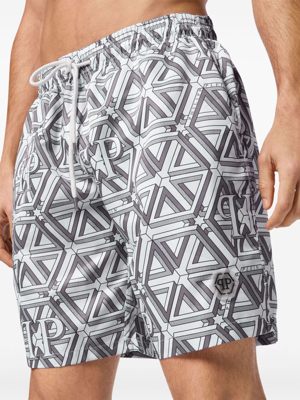 Monogram Boxer swim shorts - 4