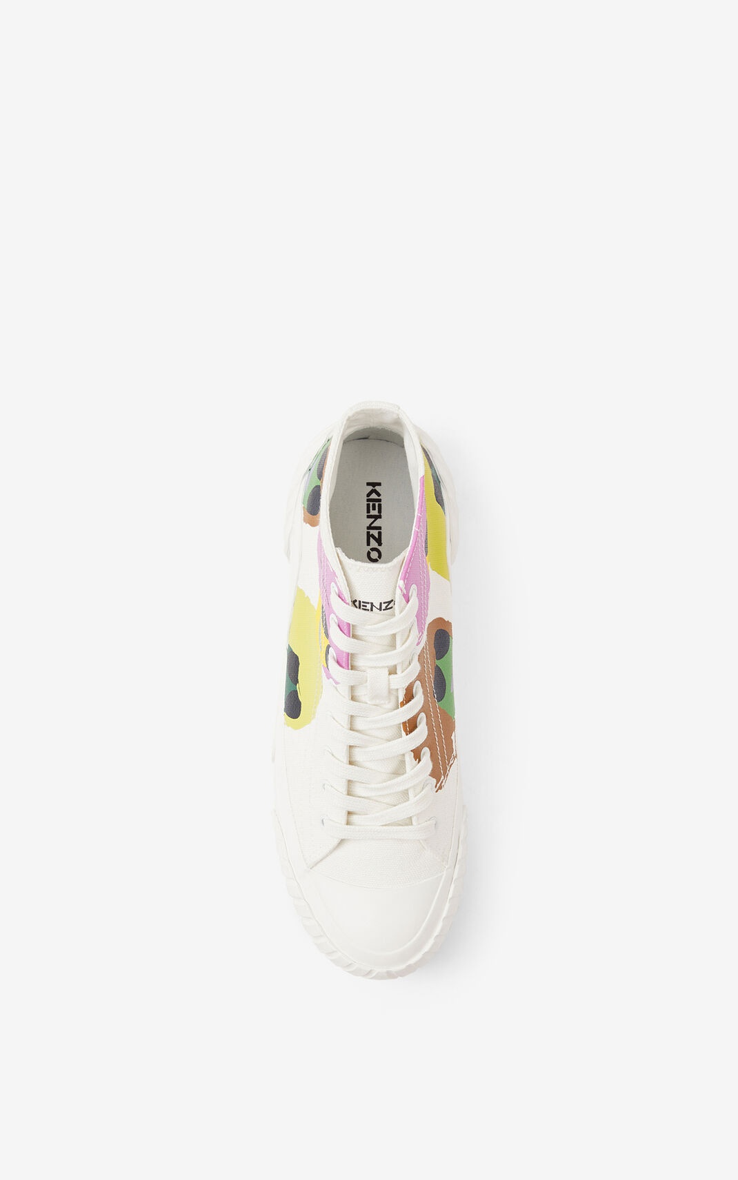 'KENZO Tribute' canvas high-top trainers - 4