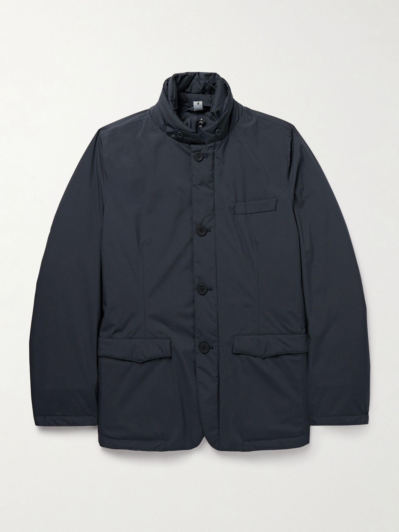 Padded Down Jacket Navy - 1