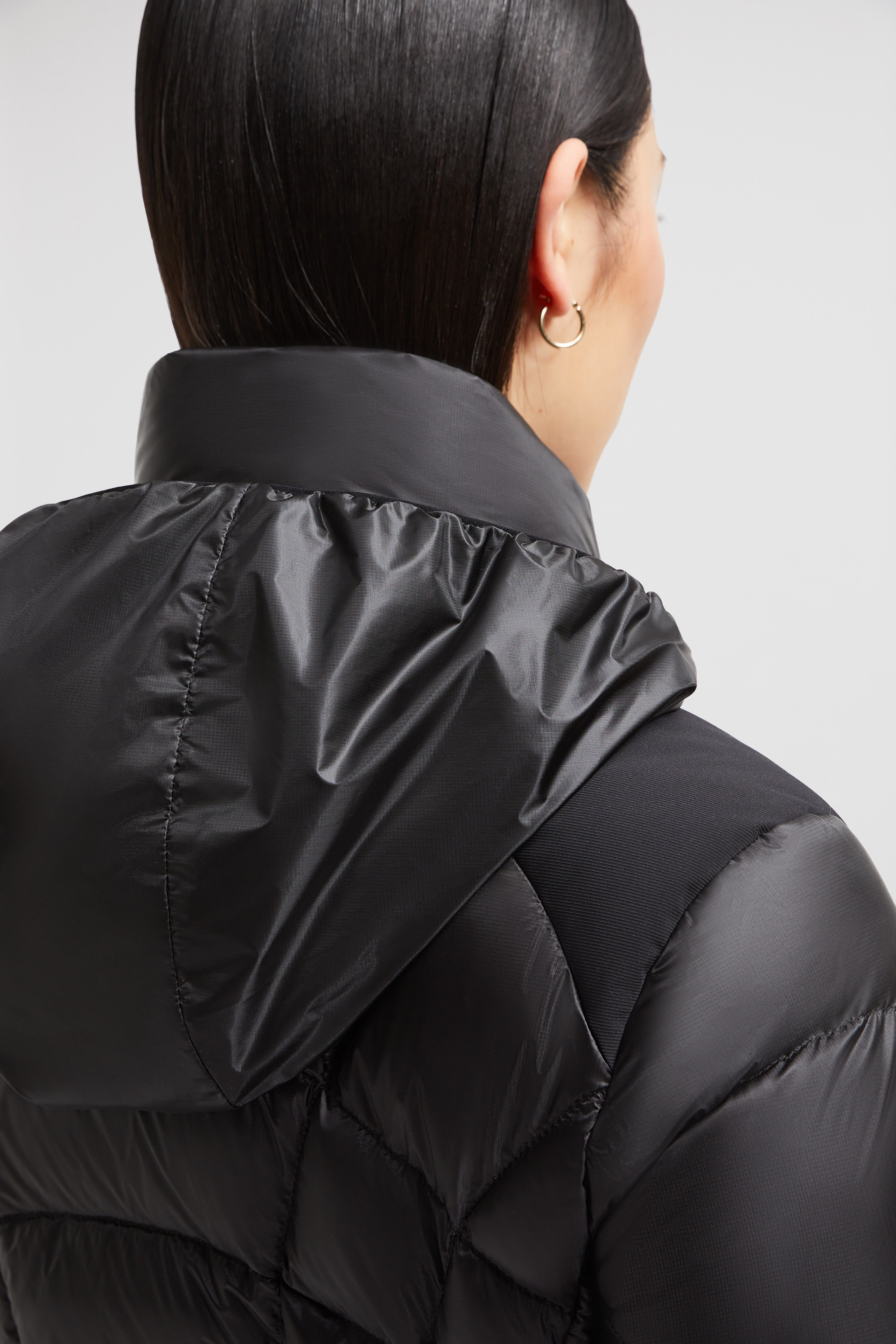 Gramont Hooded Geometric-Quilted Short Down Jacket - 8