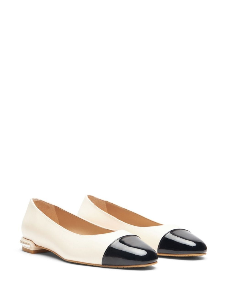 Stuart Weitzman Pearl Flat leather ballerina shoes outlook