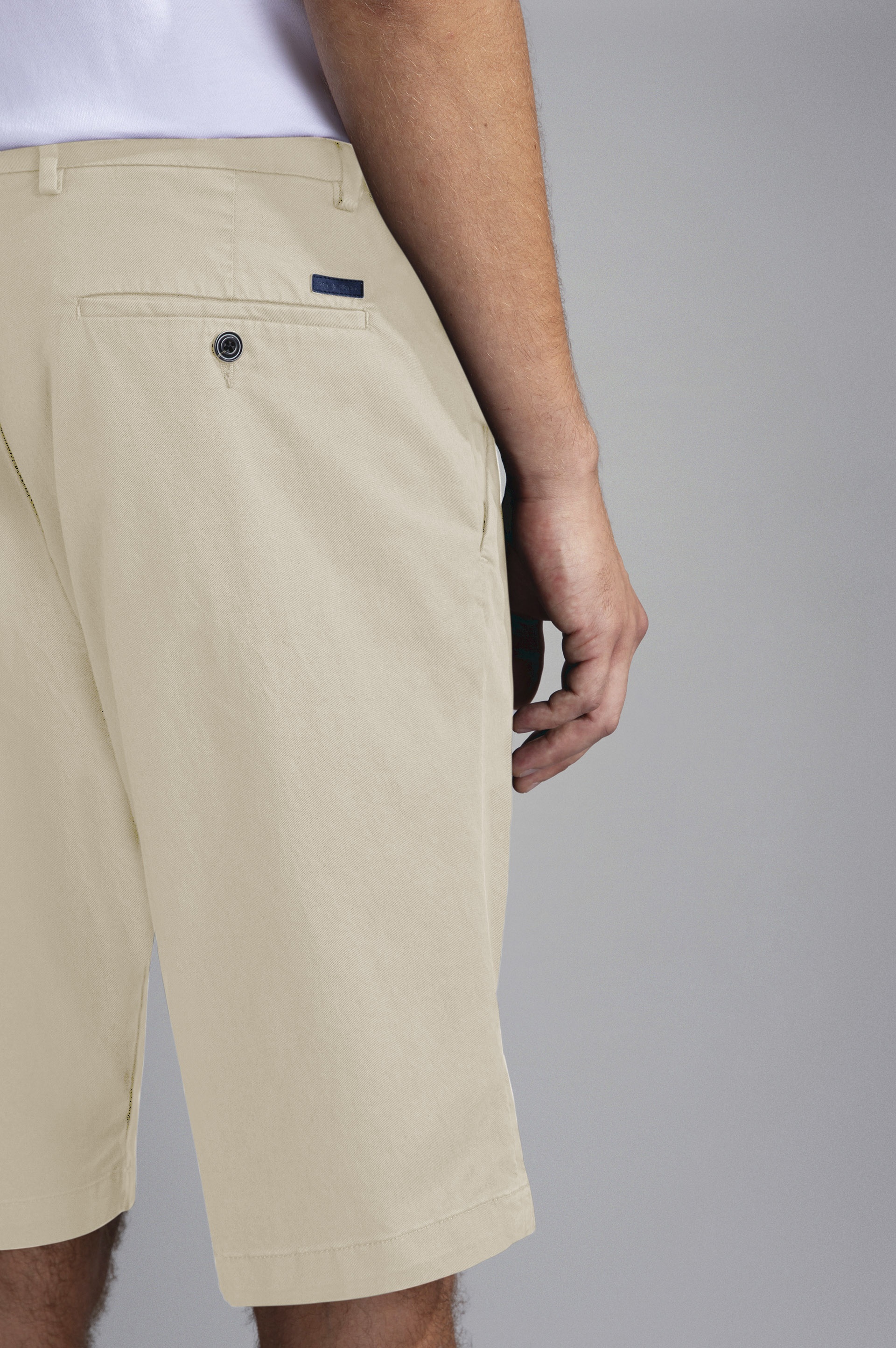 COTTON STRETCH BERMUDA SHORTS - 4