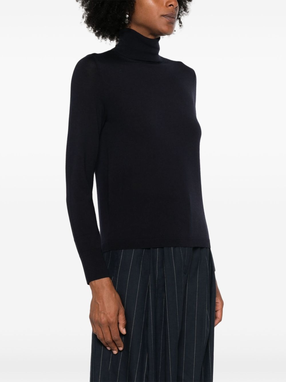 roll-neck virgin wool sweater - 3
