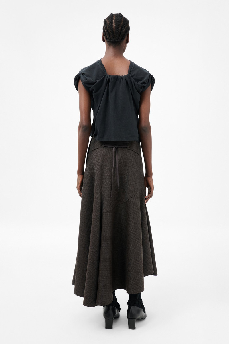 Waltz Skirt Brown Dunmore Check 6