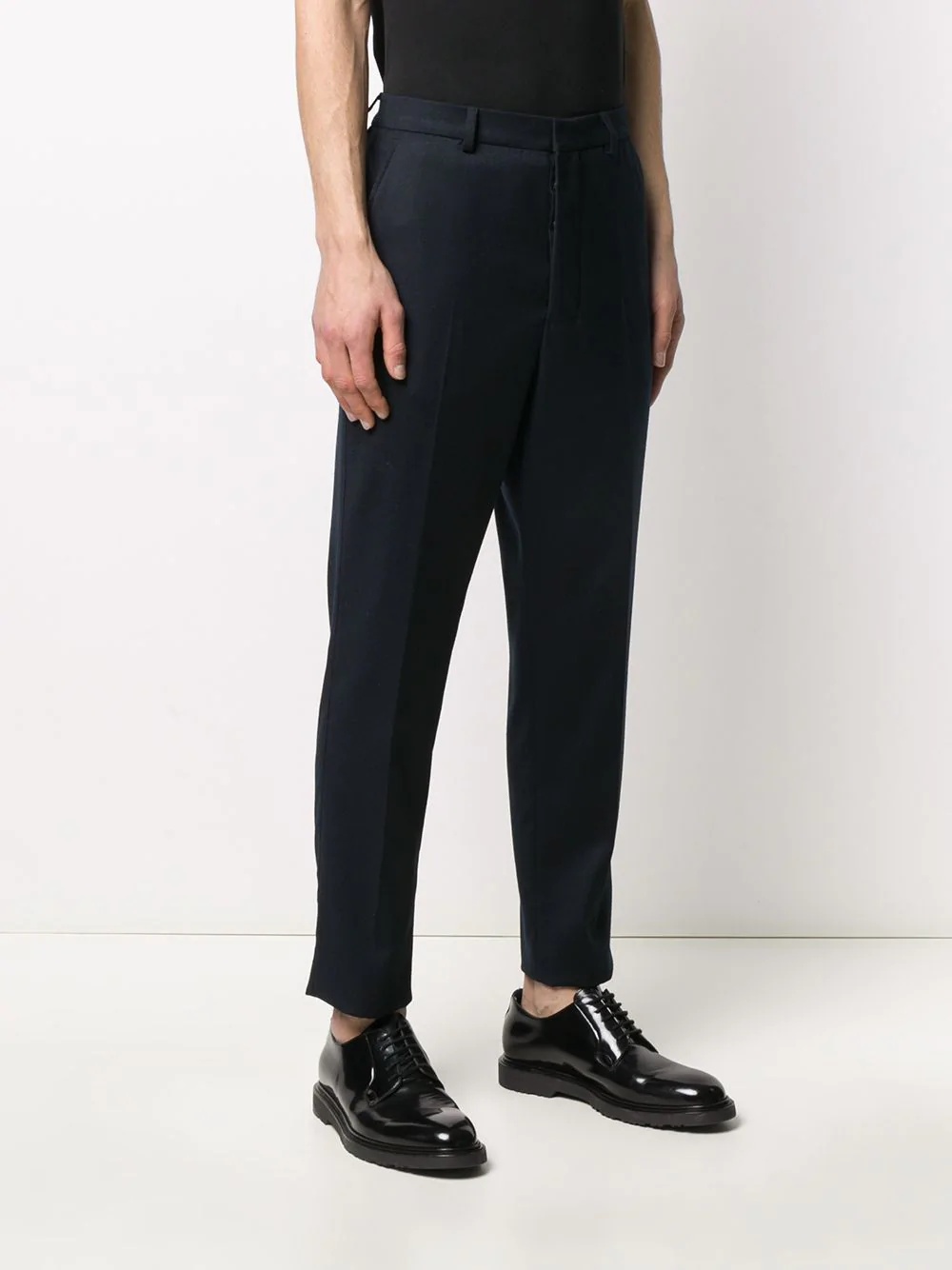 carrot fit tailored trousers - 3