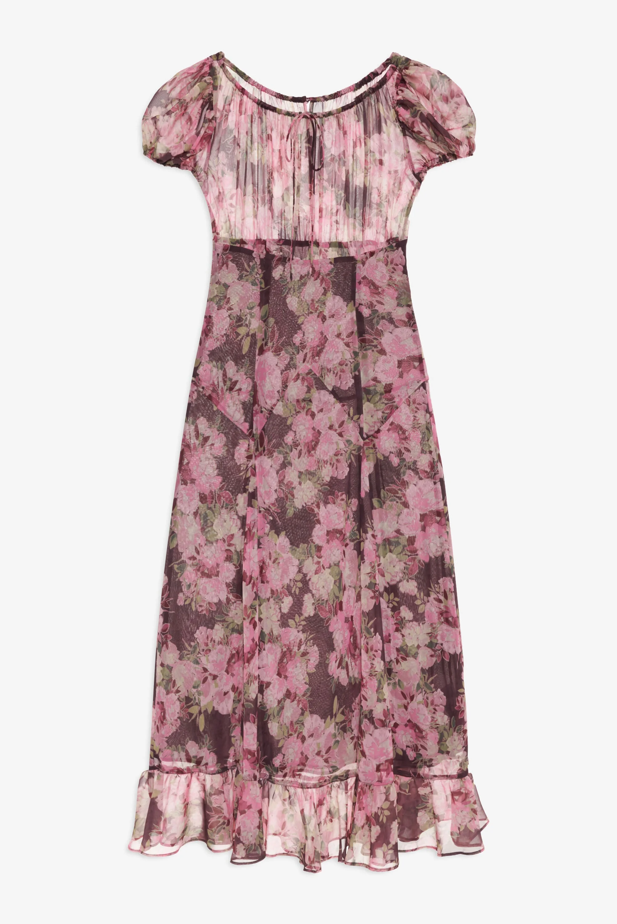 Adeline Floral Midi Dress - 1