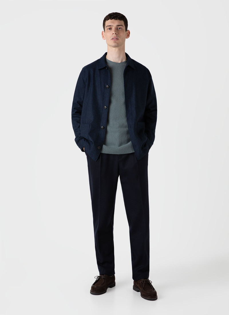 Sunspel Lambswool Crew Neck Jumper outlook