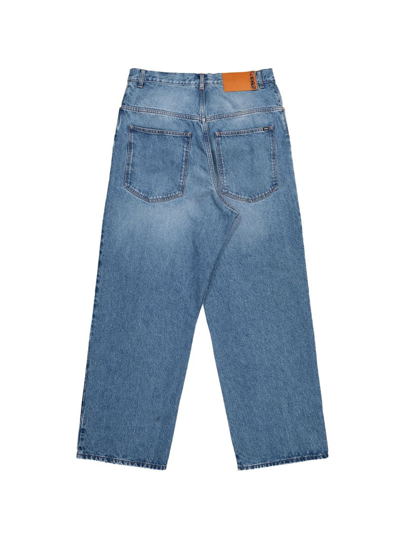 VETEMENTS text-print jeans outlook