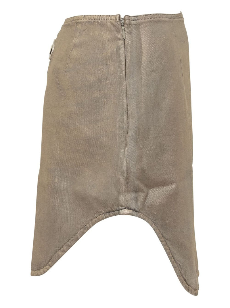 logo-plaque asymmetric skirt 3