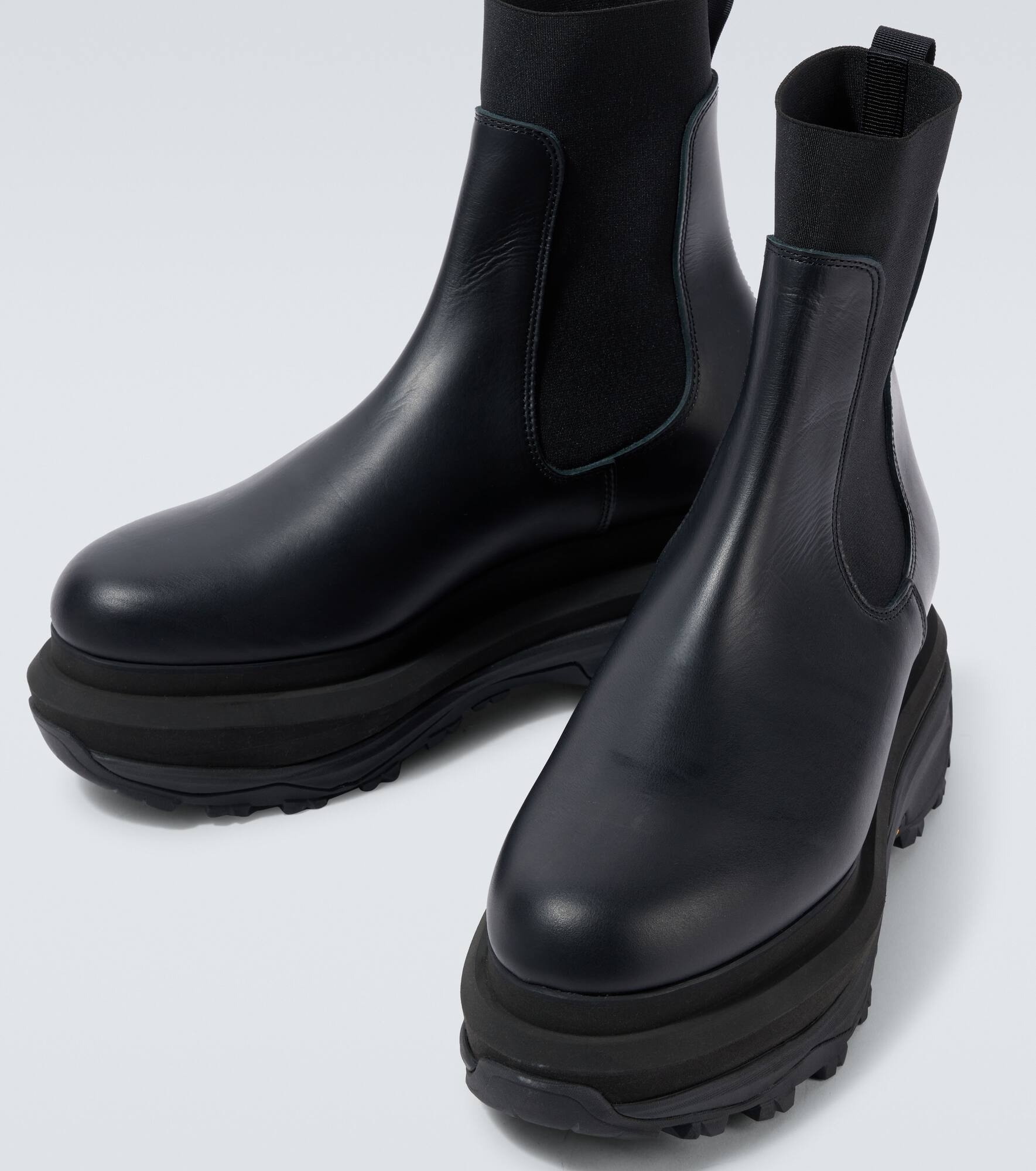 Leather Chelsea boots - 3