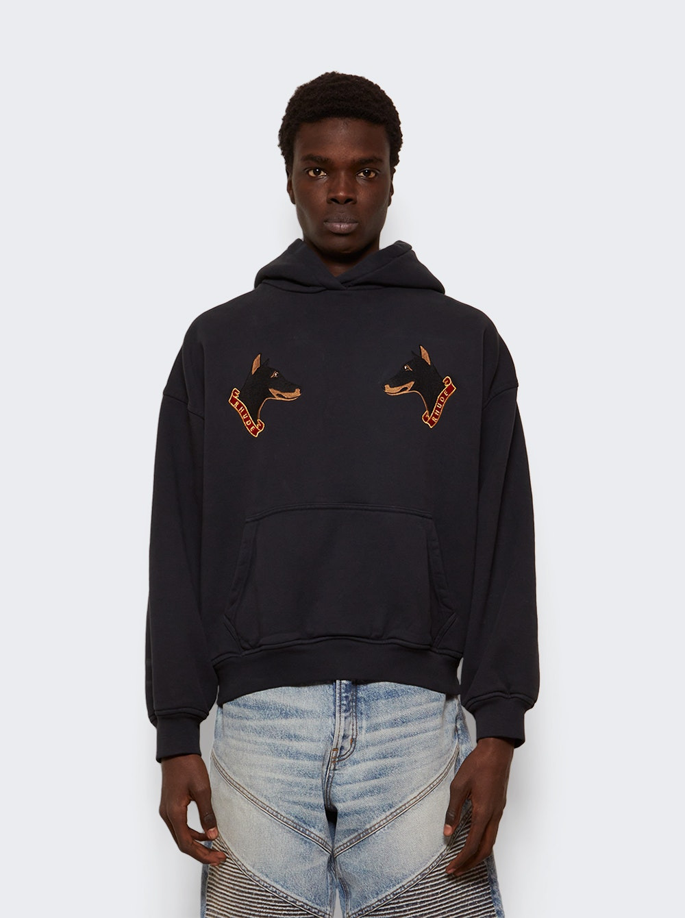London Hound Hoodie Vintage Black - 2