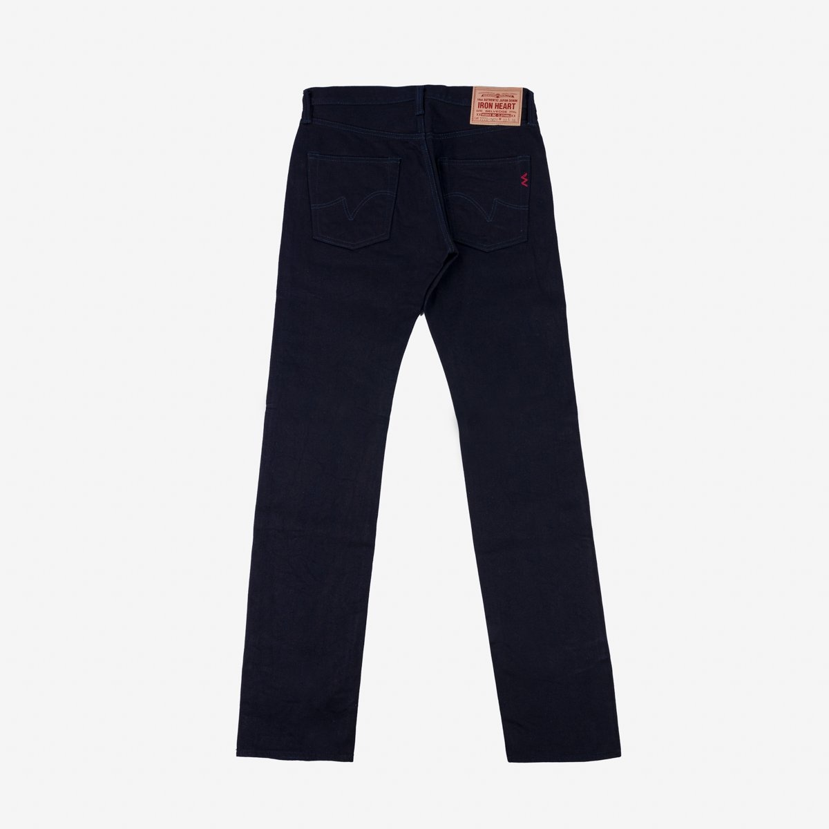 IH-777S-14ii 14oz Selvedge Denim Slim Tapered Cut Jeans - Indigo/Indigo - 4