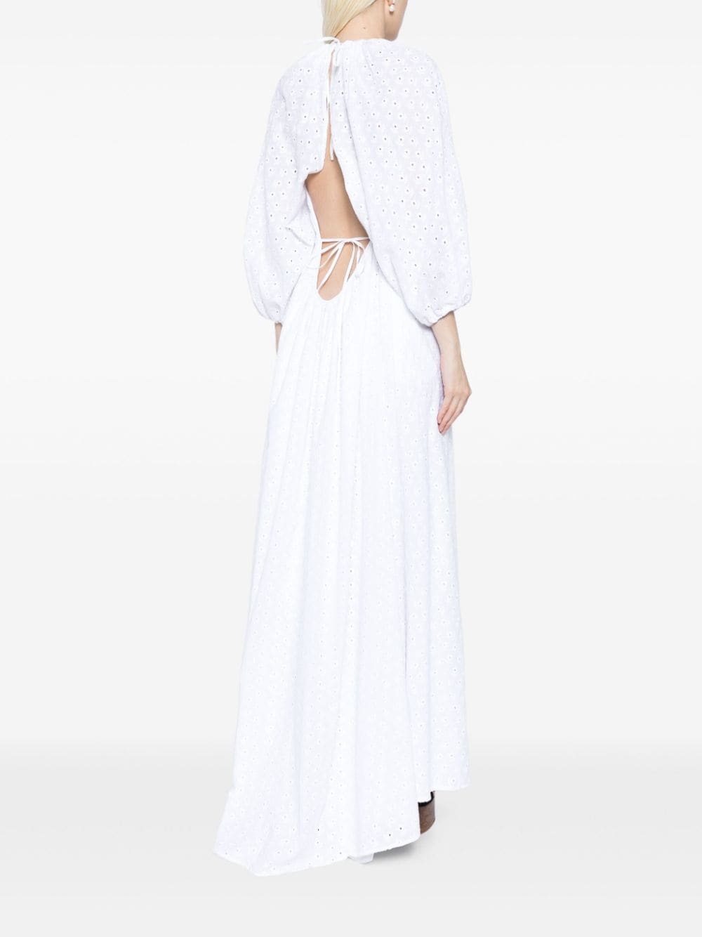 Fran broderie anglaise maxi dress - 4
