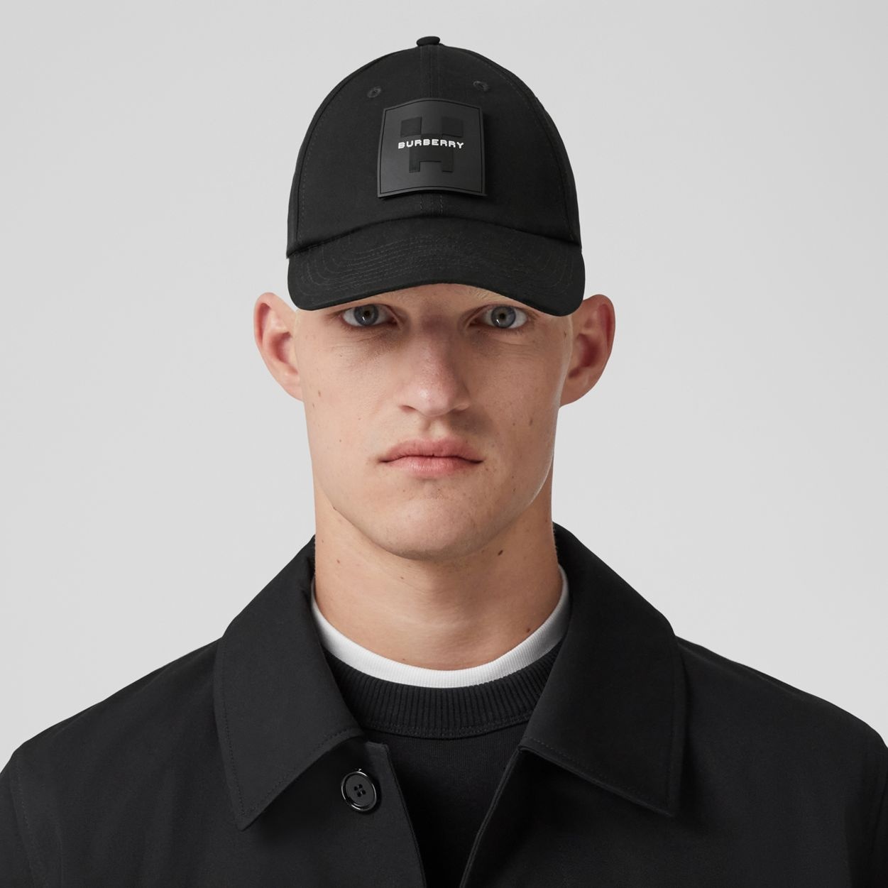 Logo Appliqué Cotton Gabardine Baseball Cap - 3