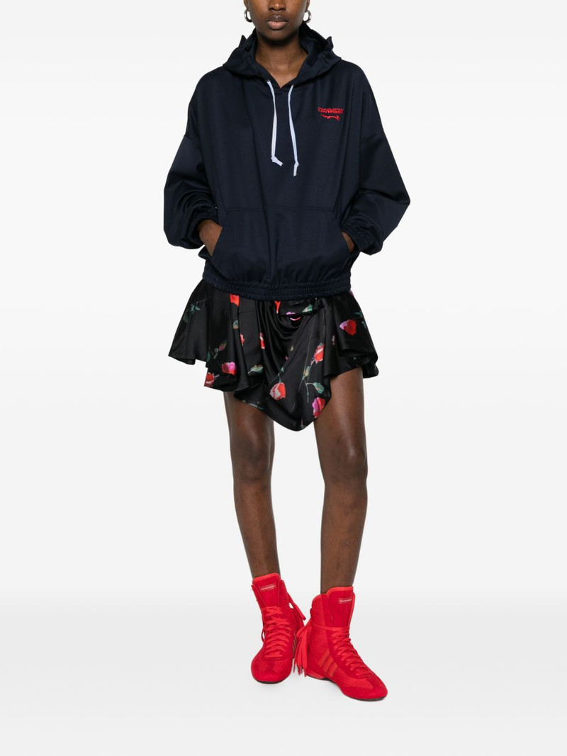 CHARLES JEFFREY LOVERBOY Ears Kagool drawstring hoodie outlook