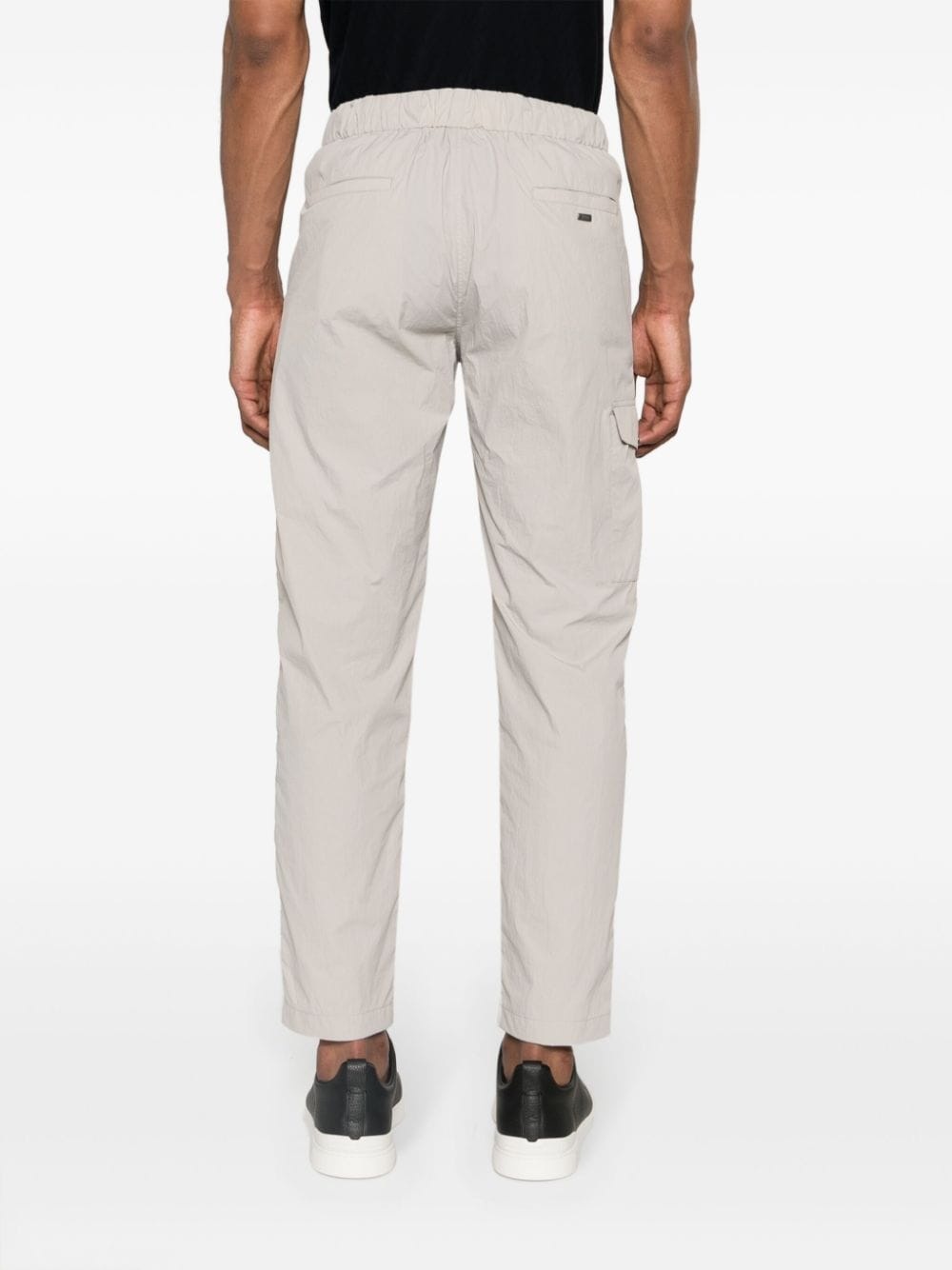 mid-rise tapered trousers - 4