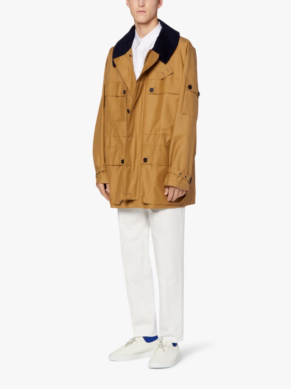 SPRING STREET MOCHA COTTON BLEND JACKET | GMM-221 - 4