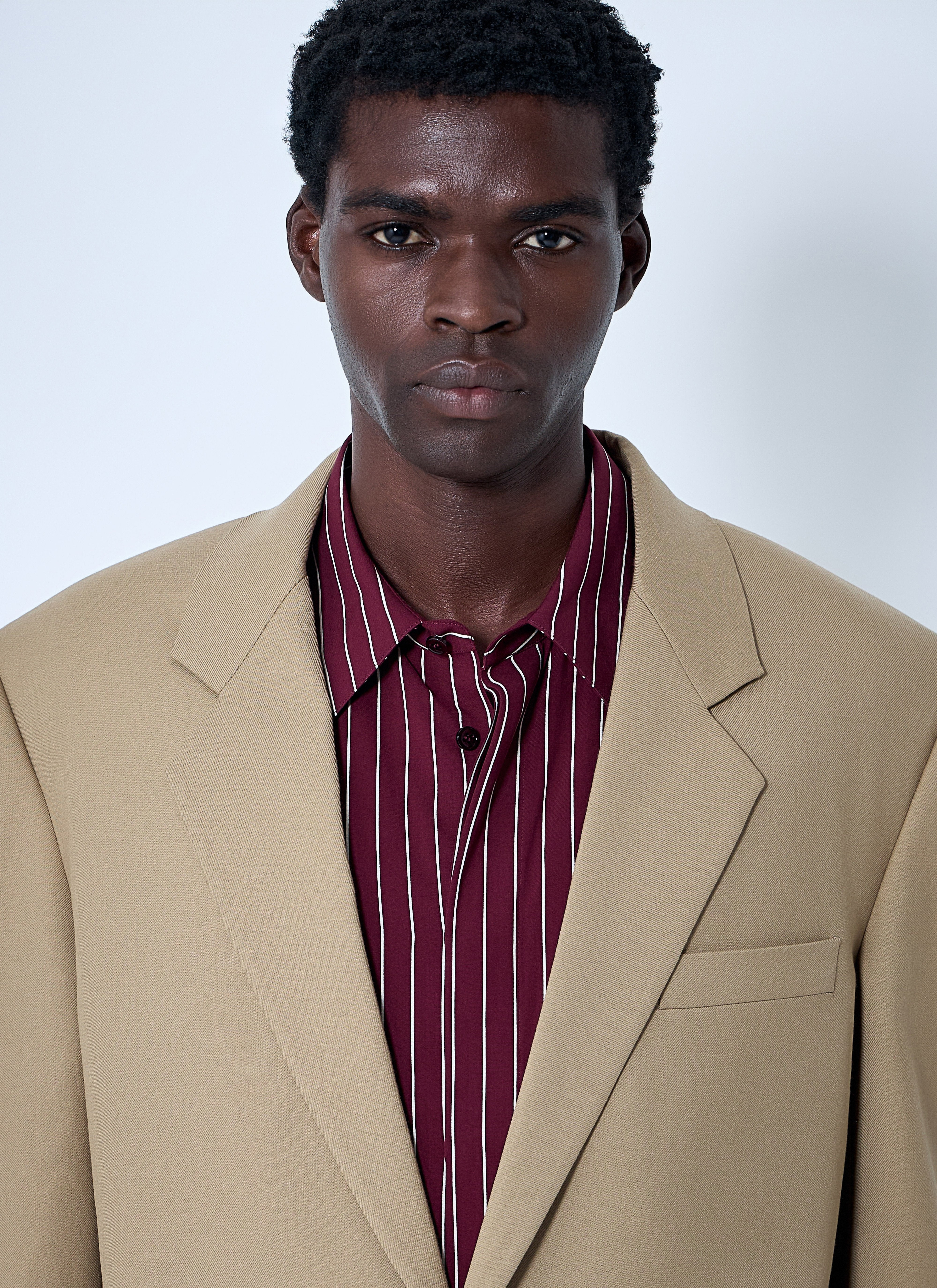 Saint Laurent Men Yves Wool Blazer - 5
