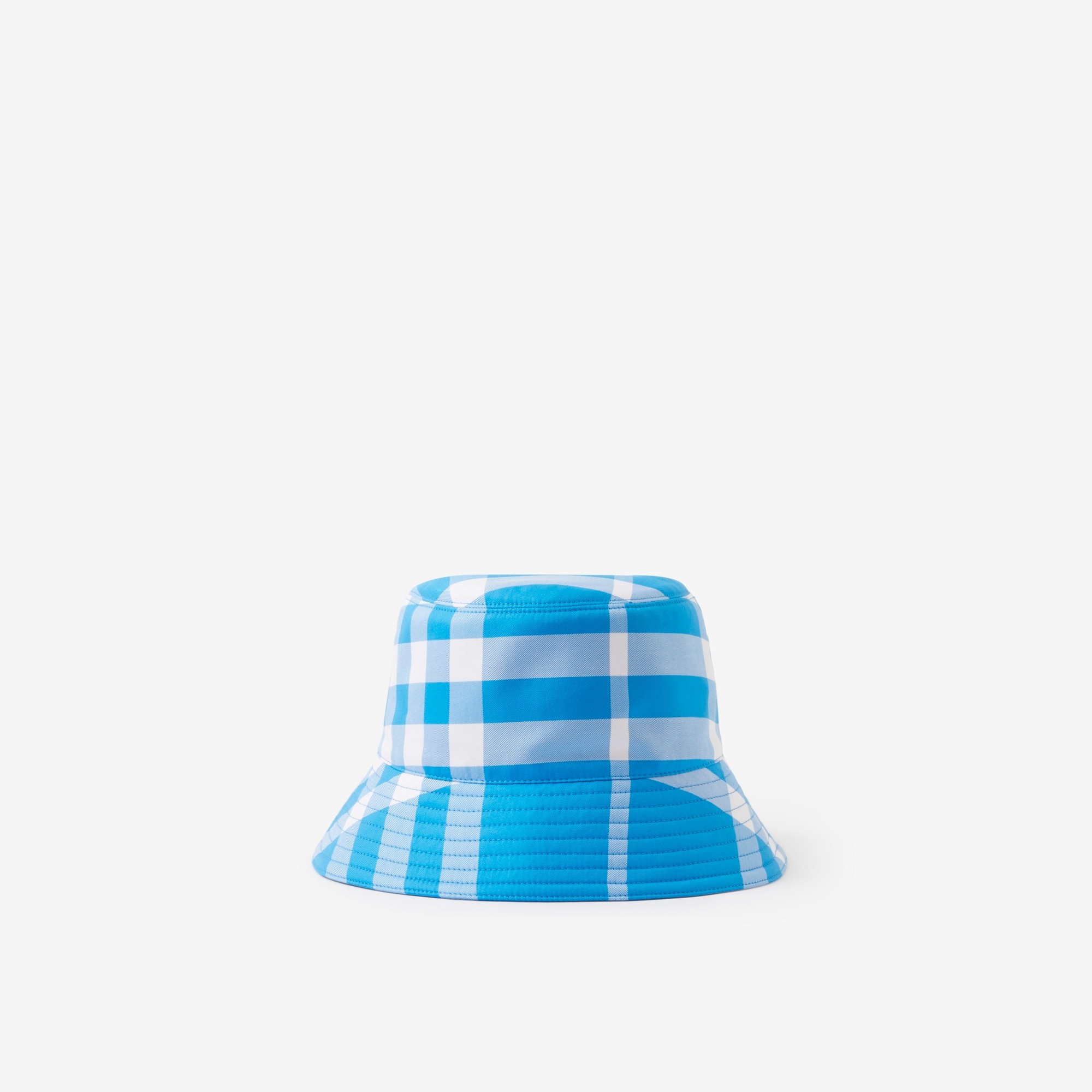 Check Cotton Bucket Hat - 1