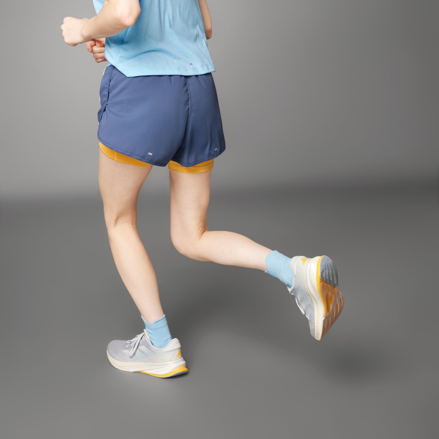 Own the Run 3-Stripes 2-in-1 Shorts - 3