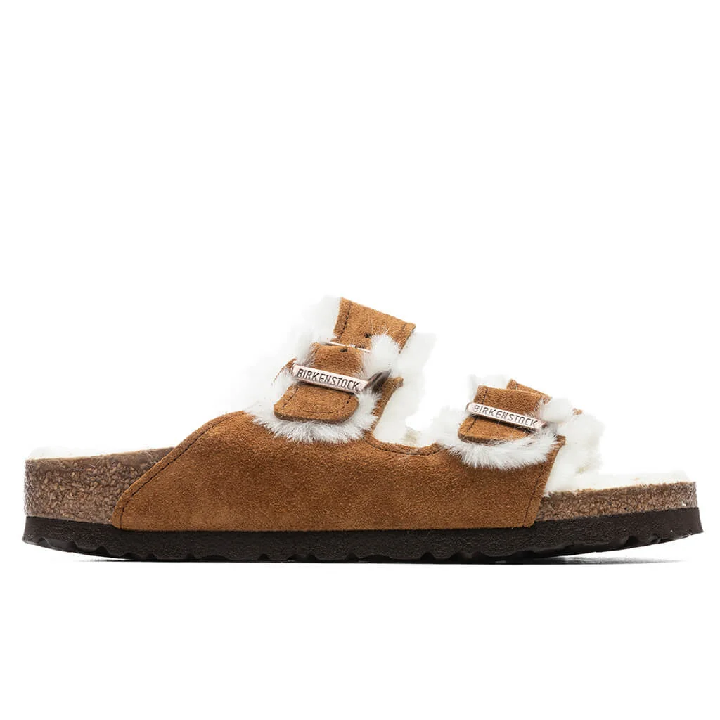 BIRKENSTOCK WOMEN'S NARROW ARIZONA SHEARLING - MINK - 1