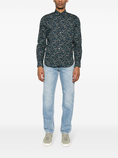 Paul Smith floral-print organic cotton shirt outlook