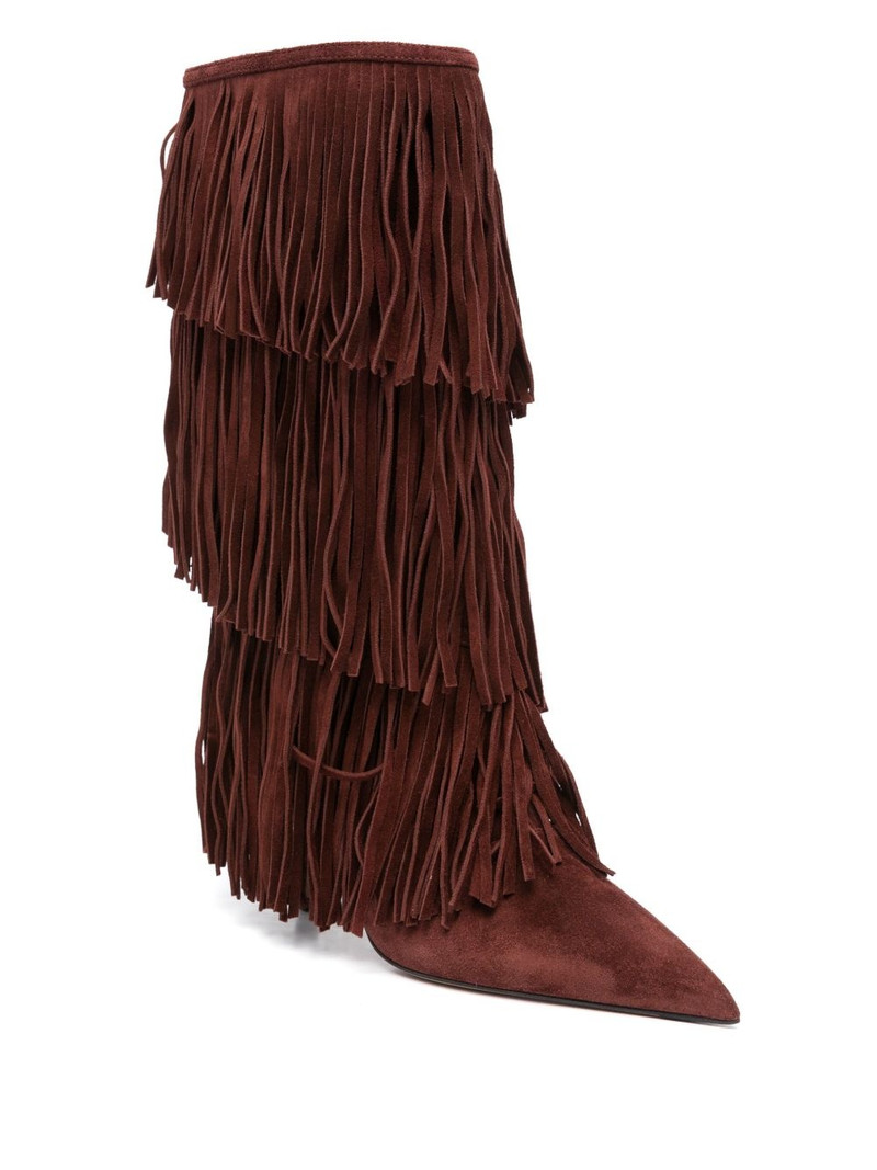 PARIS TEXAS 75mm Jessie fringed boots outlook
