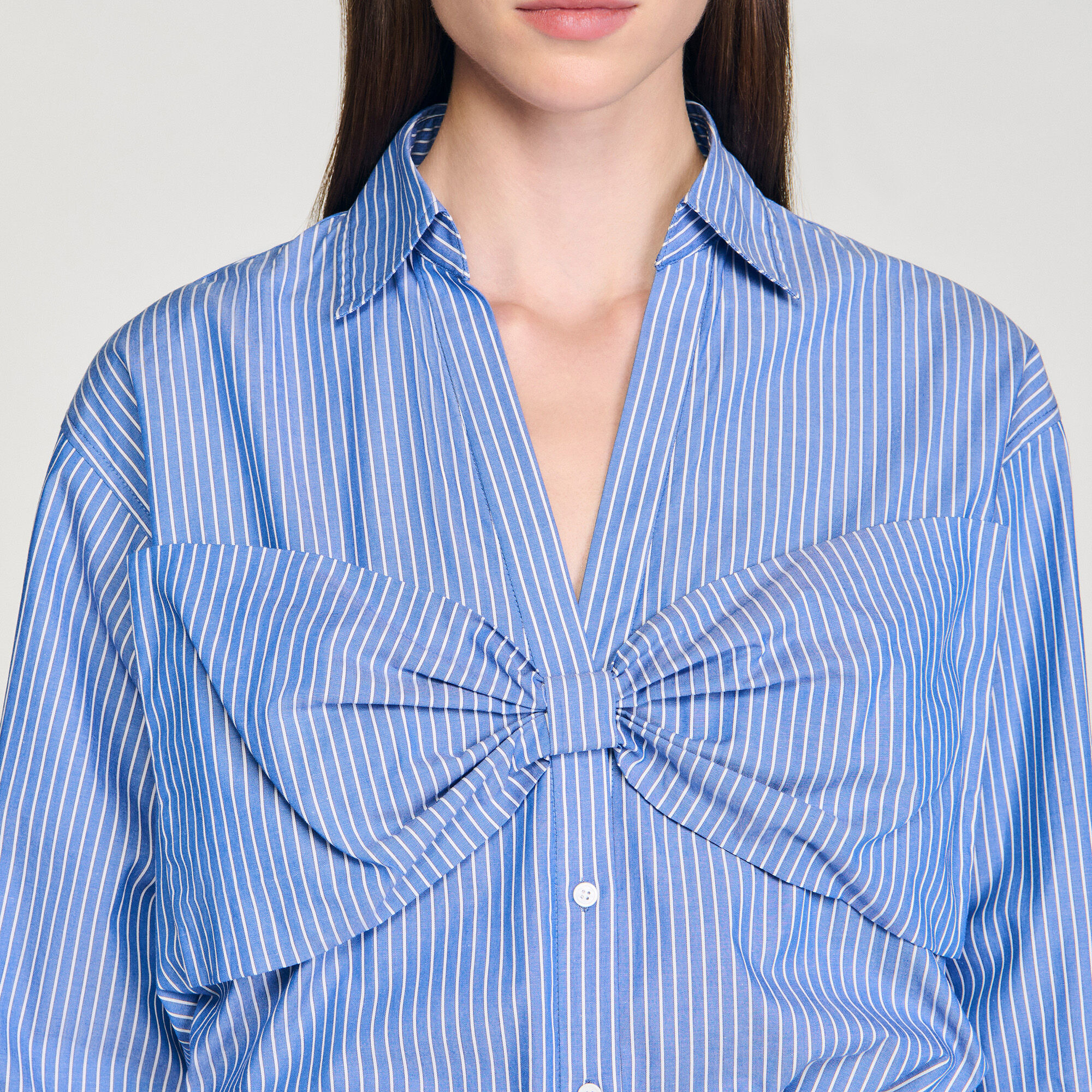 OVERSIZED BOW SHIRT - 3