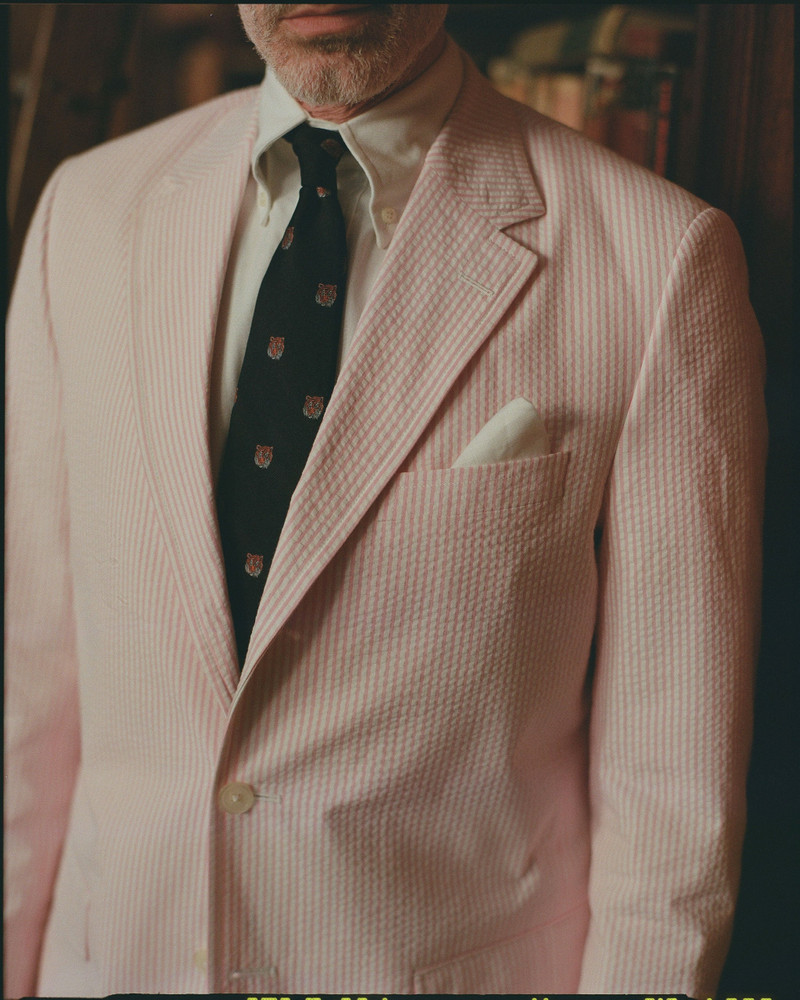 MADE-IN-CANADA PINK STRIPE SEERSUCKER SPORT COAT 6