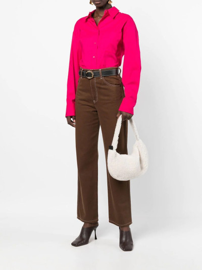 Yves Salomon shearling shoulder bag outlook