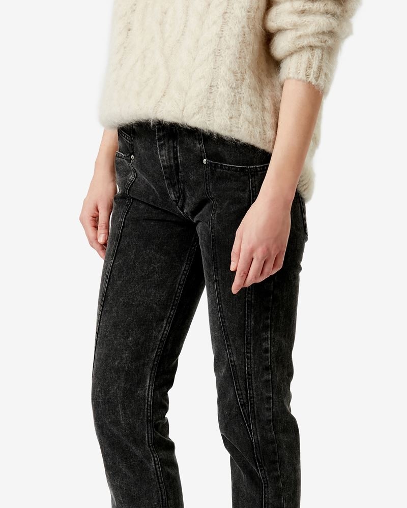 VIKIRA STRAIGHT-CUT JEANS - 3